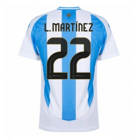 Argentina Lautaro Martinez #22 Hjemme skjorte Copa America 2024 Kortermet